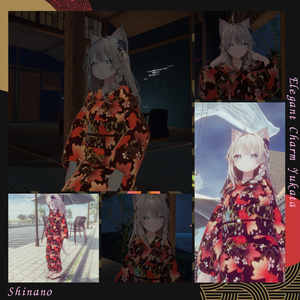 【複数Avatar対応】Elegant Charm Yukata 『浴衣-和奏-』 缩略图 3