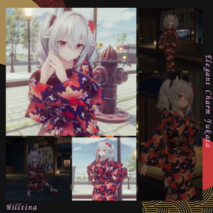【複数Avatar対応】Elegant Charm Yukata 『浴衣-和奏-』 缩略图 6