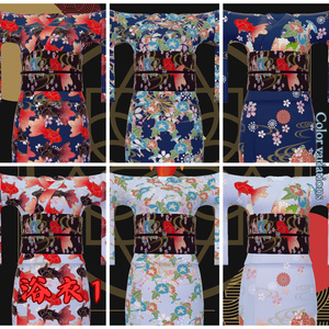 【複数Avatar対応】Elegant Charm Yukata 『浴衣-和奏-』 缩略图 16