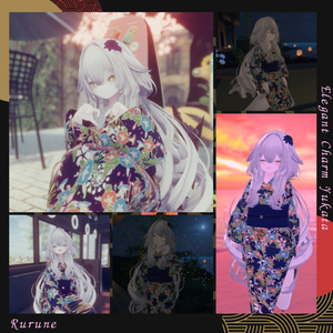 【複数Avatar対応】Elegant Charm Yukata 『浴衣-和奏-』 缩略图 10