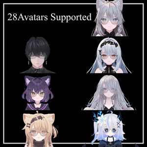 【28アバター対応】AstralGlasses/多機能ギミック付き眼鏡 缩略图 7