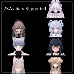 【28アバター対応】AstralGlasses/多機能ギミック付き眼鏡 缩略图 8