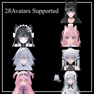 【28アバター対応】AstralGlasses/多機能ギミック付き眼鏡 缩略图 10