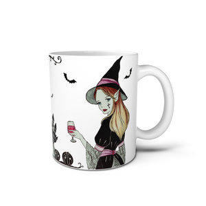【マグカップ】ハロウィンの魔女
