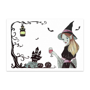 【ポストカード】ハロウィンの魔女