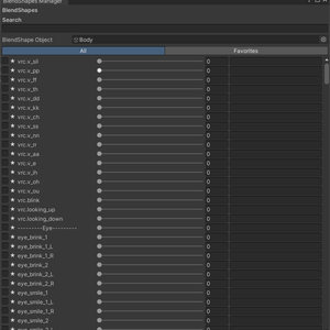 BlendShape Manager Tool