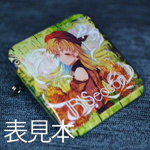 【缶バッチ】東方志奏 Ex2 Spell -Regeneration-【正方形 37×37mmクリップピン缶バッジ】