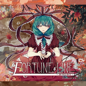 【缶バッチ】FORTUNE LINE -フォーチュン・ライン-【正方形 37×37mmクリップピン缶バッジ】