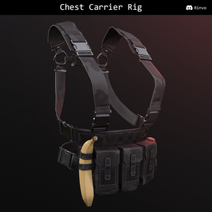 Chest Carrier Rig (VRChat Avatar asset, rigged for Panda v2, VRBase, ZinFit, Rindo, GodMagician)