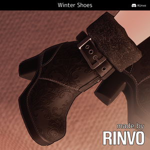 Winter Shoes / Winter Heels (VRChat asset for VRBase EGirl, Anime, Fantasy, Rindo, Rusk, Kokoa, Selestia, ZinFit)