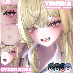 【Eye Free】 Eyes+Makeup Texture+Blendshape【ゆめか】