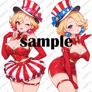POP GIRLS🎪RED ver背景透過