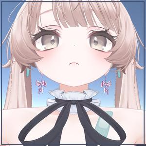 3Dイヤリングアクセ「落日天星」【VRChat想定・3Dアクセサリ】 缩略图 3