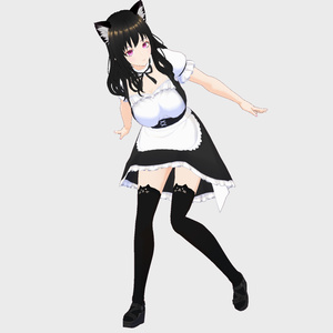 【#Vroid】無料　猫　ニーソ　ニャーソ！ 缩略图 4