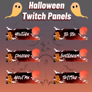 【Twitch Panels】Halloween Twitch Panels | Panels, Twitch Panels, Youtube Panels, Tiktok Panels