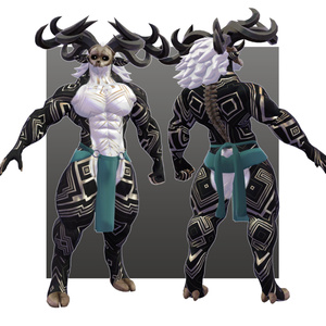 インクトゥトゥム/Inktutum/ VRChat Avatar 3D Model 缩略图 2