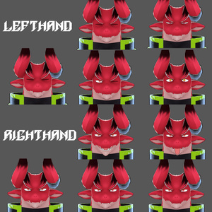 弐角さん/NIKAKU/ VRChat Avatar 3D Model 缩略图 3