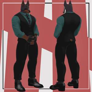 ロイさん（仕事中）/ROY(at work) / VRChat Avatar 3D Model 缩略图 2