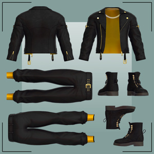 ロイさん(若かりし頃) / Roy(Yonger days) / VRChat Avatar 3D Model 缩略图 8