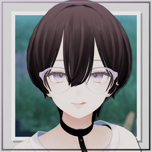 [VRChat] Round Glasses 缩略图 5