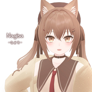 【VRC向け】オリジナル3Dモデル「Nagisa」ver1.02