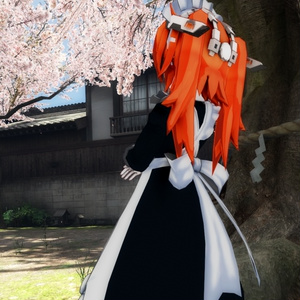 スキニング済みメイド服