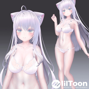 Universal Porcelain Skin White Skin lilToon Preset Material Settings