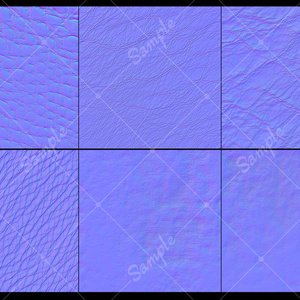 革の質感 Normal Map 6種セット【商用利用可】 缩略图 17