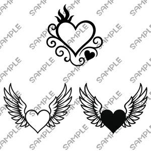 ハートのタトゥー 3点セット heart tattoo 缩略图 7