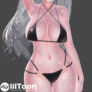 汎用 ぬるてか肌 リングライト lilToonプリセット マテリアル設定