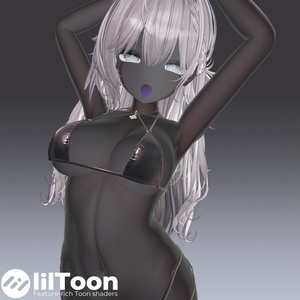 26 Avatars Compatible Black Skin Material liltoon