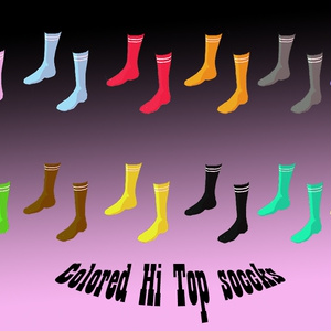 Hi Top Socks (Colors) (Full Set)