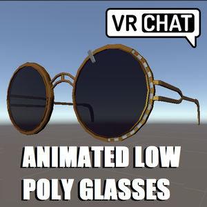 Low Poly Steampunk Glasses / 低ポリゴンスチームパンクガラス