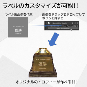 手渡しトロフィーセット（ゴールド・シルバー・ブロンズ） 缩略图 3