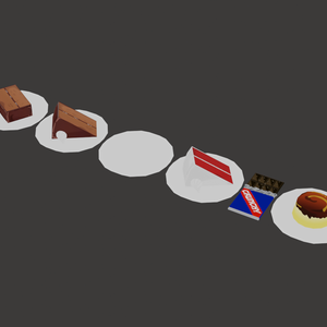 Stylized anime food pack (20 food items)