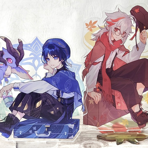 【新品未開封】原神　放浪者ステンドグラス風アクリルキーホルダー 非公式】放浪者ステンドグラス風アクリルキーホルダー