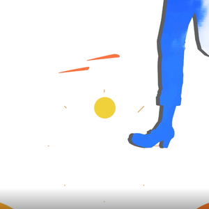 【単品】ふらっとがーる Run02!【VJ素材】
