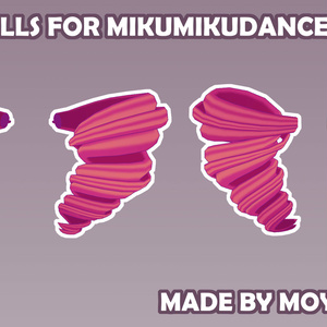 【MMD髪】Twin Drills
