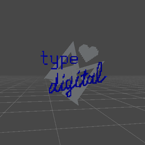 type digital logo