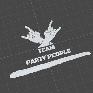 Team party people nomal logo