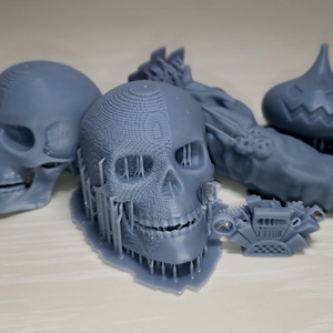 カッコいいドクロ【3Dプリンター用データ】