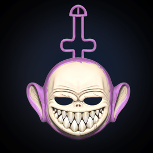 Teletubbies mask - 3d print