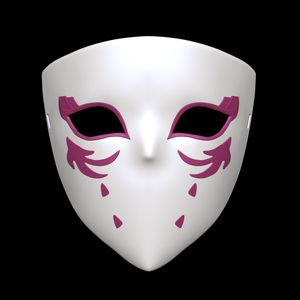 Vanitas no Carte mask - 3d print
