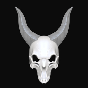 Goat Skull mask - 3d print