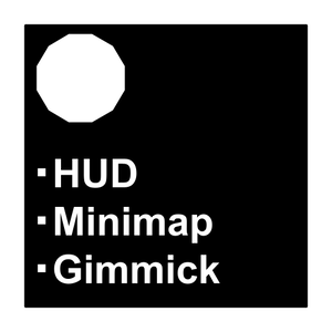 【無料】HUD_Minimap_Gimmick／HMG【VRChat用・MA対応】