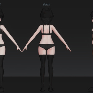 ソルシエル素体想定衣装「セクシーシースルー衣装」 缩略图 6