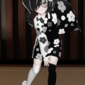 RINNE素体S想定衣装「和服_白羽黑羽」 缩略图 8