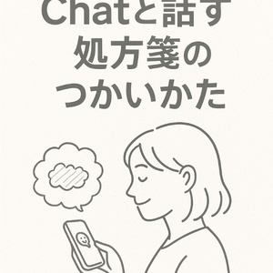 Chatと話す処方箋のつかいかた｜心を整えるZINEシリーズ vol.1（PDF版）