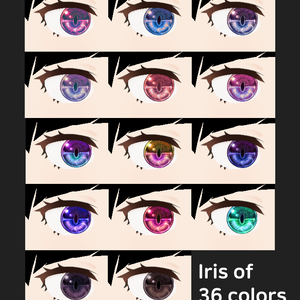 Vroid studio iris 36 color
