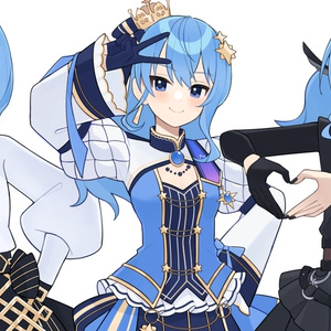 C105】星街すいせい B2タペストリー①【非公式】 - こはくとう - BOOTH